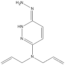 Molecular Structure of 39793-47-0 (3-Hydrazino-6-(diallylamino)pyridazine)